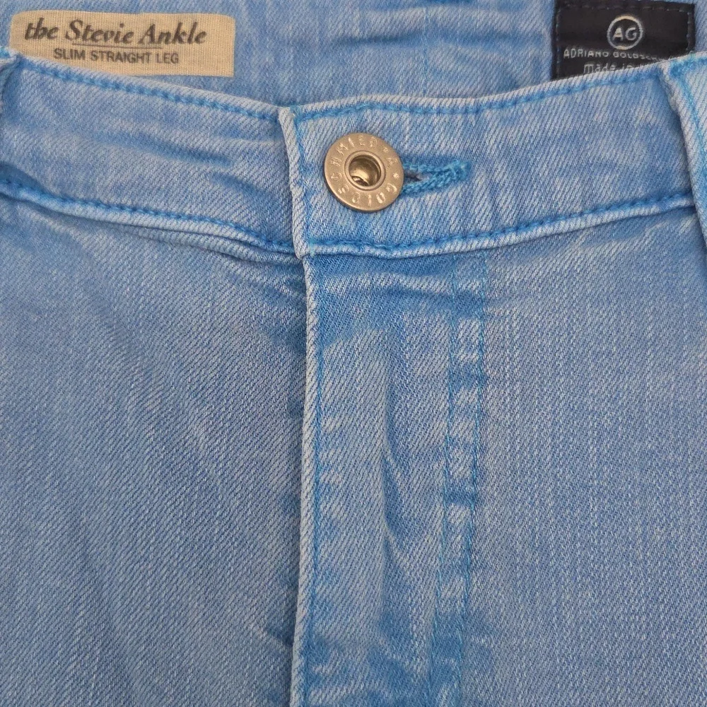 Adriano Goldschmied Jeans In A Pretty Bright Blue. The Stevie Ankle. - Picture 3 of 12